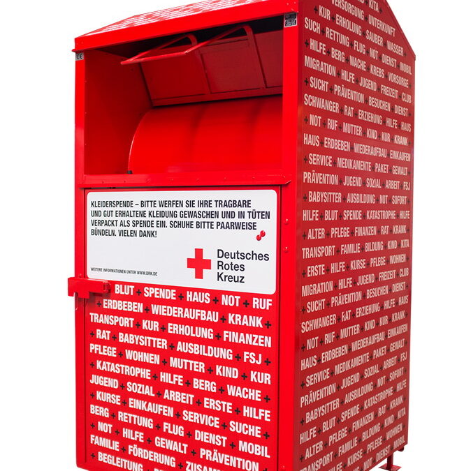 Abholung der DRK-Kleidercontainer im Altkreis Uecker-Randow